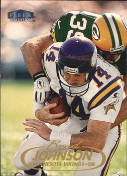 Brad Johnson Minnesota Vikings 1998 Fleer Tradition NFL #170